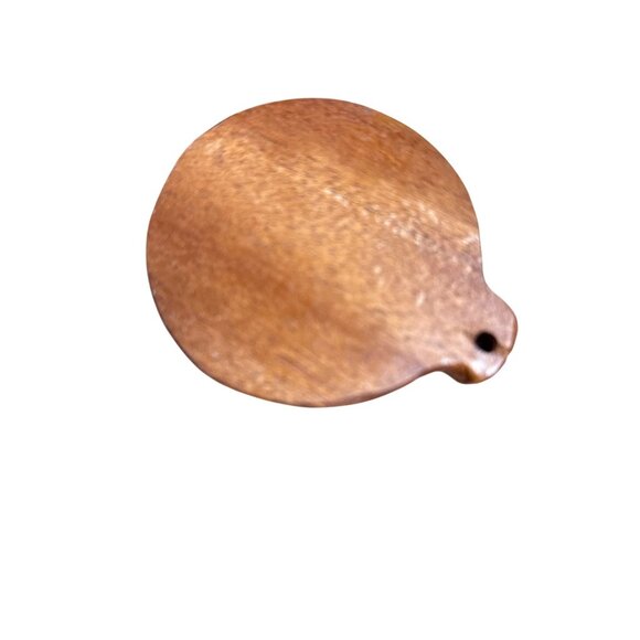 Hand-Carved Wooden Ornament "Christmas Is About Jesus" Religious Holiday Decor - Picture 2 of 4